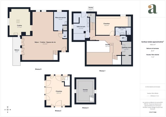 Image No.3-Appartement de 2 chambres à vendre à Cergy