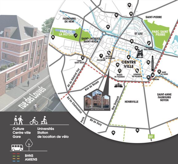 Image No.3-Appartement de 1 chambre à vendre à Amiens