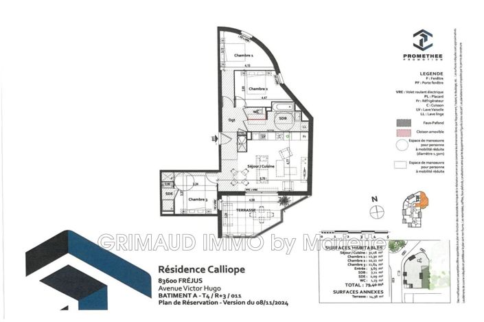 Image No.2-Appartement de 3 chambres à vendre à Fréjus