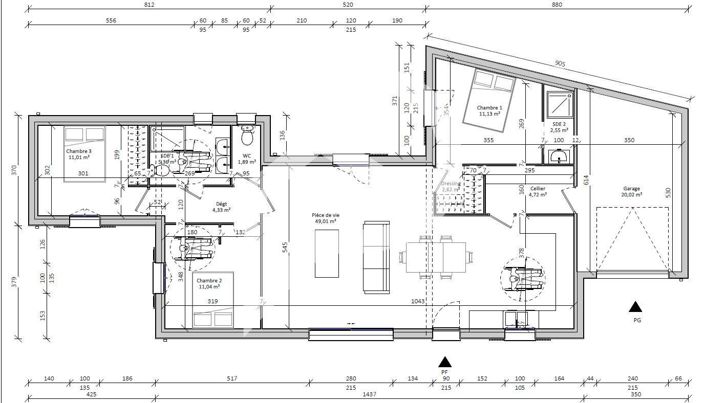 Image No.3-Maison de 3 chambres à vendre à Breuillet