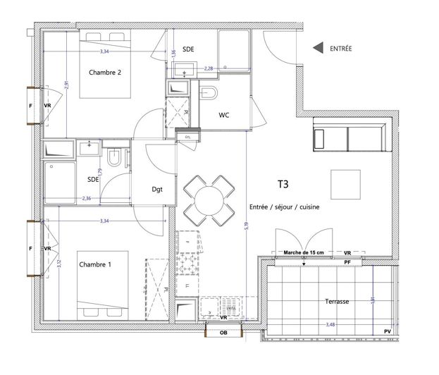 Image No.3-2 Bed Apartment for sale