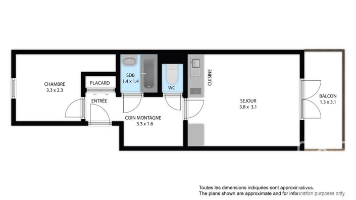 Image No.11-Appartement de 1 chambre à vendre à Chatel