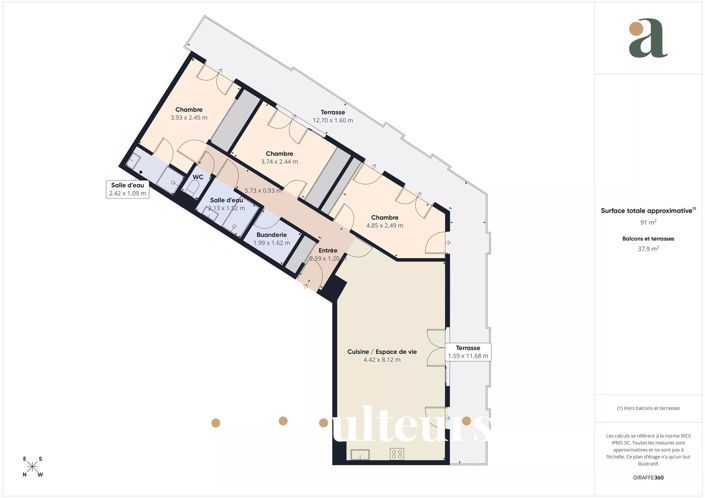 Image No.12-3 Bed Apartment for sale