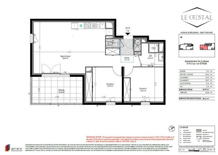 Image No.3-Appartement de 2 chambres à vendre à Saint-Raphael