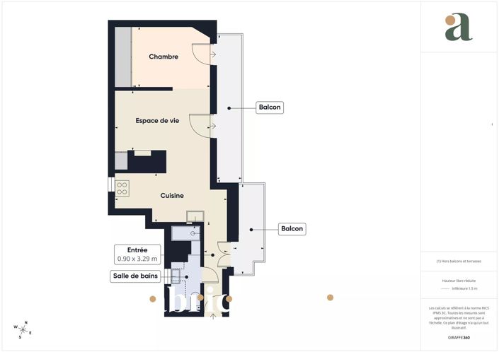 Image No.15-Appartement de 1 chambre à vendre à Paris