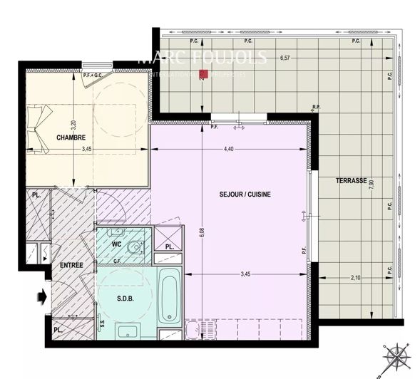 Image No.8-Appartement de 1 chambre à vendre à Cannes