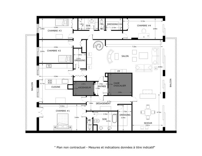 Image No.5-4 Bed Apartment for sale