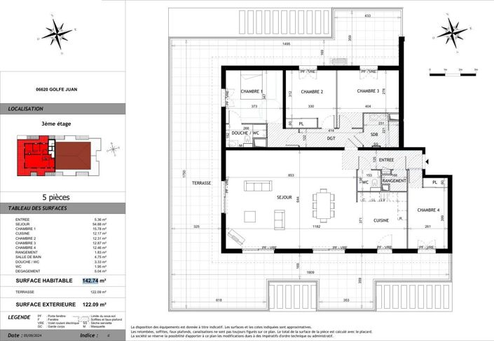 Image No.4-Appartement de 4 chambres à vendre à Vallauris