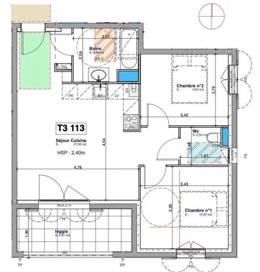 Image No.3-Appartement de 2 chambres à vendre à Rognes