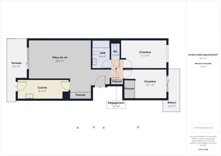 Image No.2-Appartement de 2 chambres à vendre à Menton