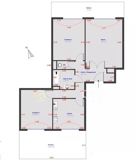 Image No.11-2 Bed Apartment for sale