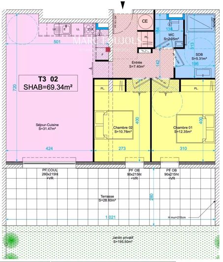 Image No.4-Appartement de 2 chambres à vendre à Saint-Raphael