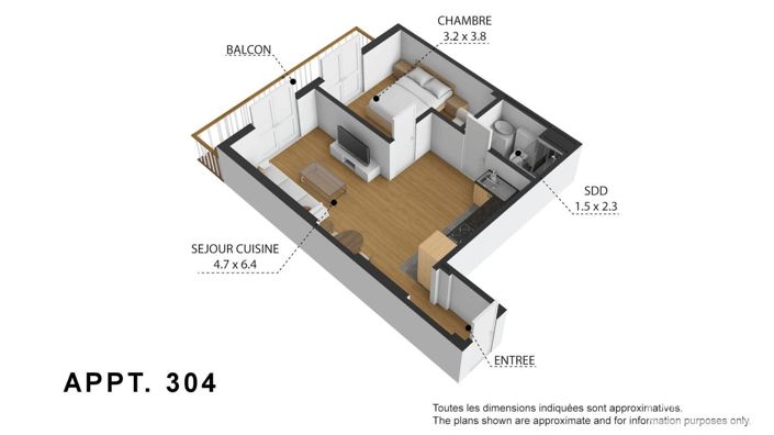 Image No.23-1 Bed Apartment for sale