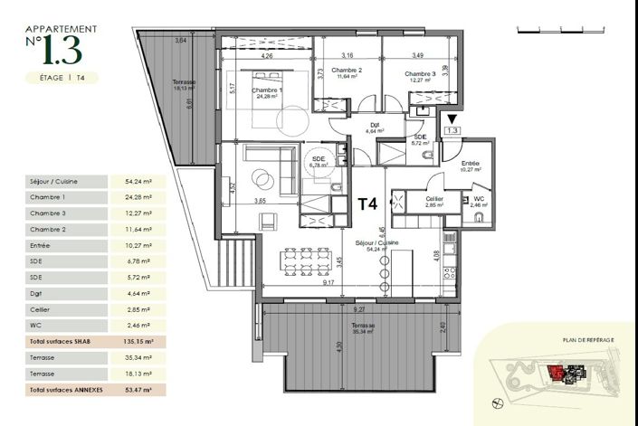 Image No.4-3 Bed Apartment for sale