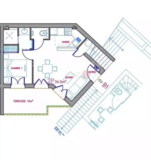 Image No.4-Appartement de 1 chambre à vendre à Sainte-Maxime