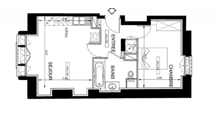 Image No.11-1 Bed Apartment for sale