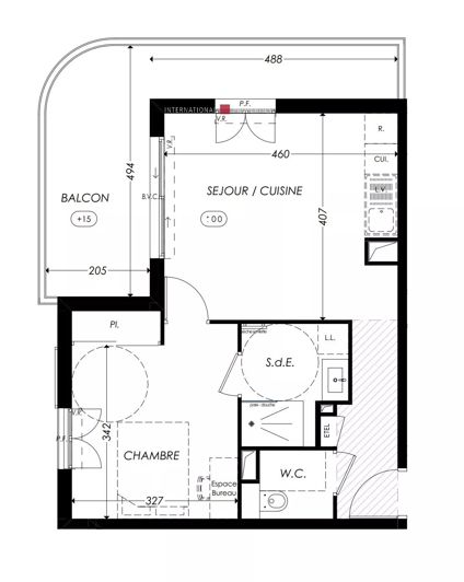 Image No.5-Appartement de 1 chambre à vendre à Antibes