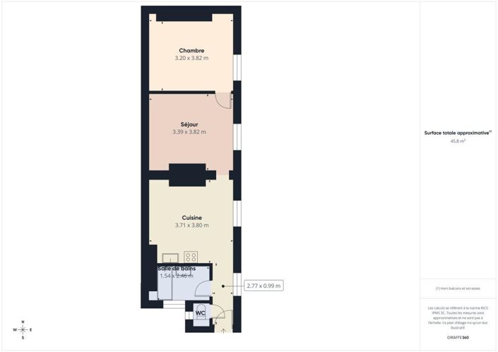 Image No.11-Appartement de 1 chambre à vendre à Paris