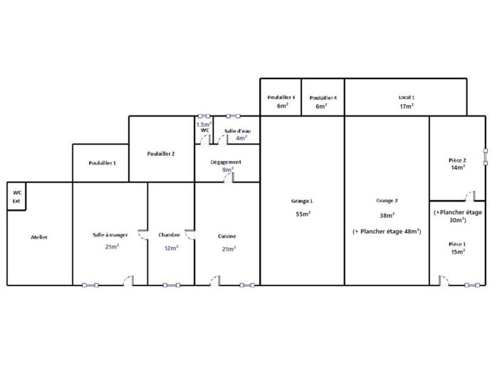 Image No.19-Maison de 1 chambre à vendre à Montpon-Menesterol