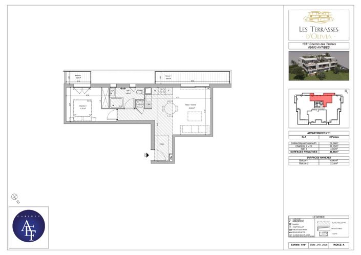 Image No.6-Appartement de 1 chambre à vendre à Antibes