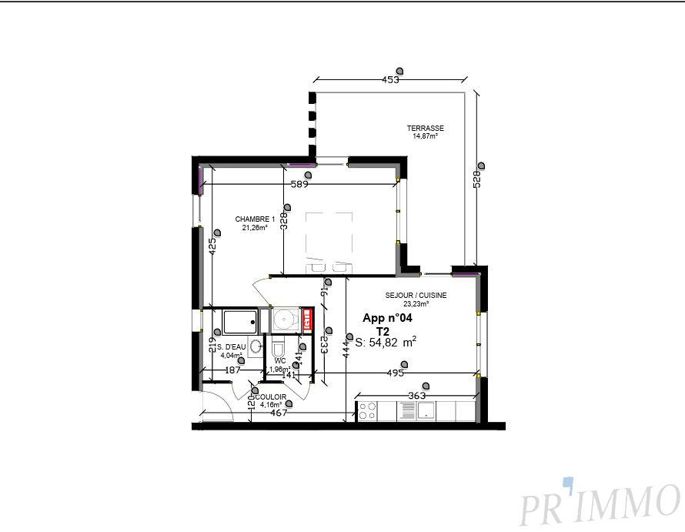 Image No.3-Appartement de 1 chambre à vendre à Saint-Raphael