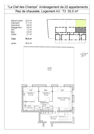 Image No.10-Appartement de 2 chambres à vendre à Onnion