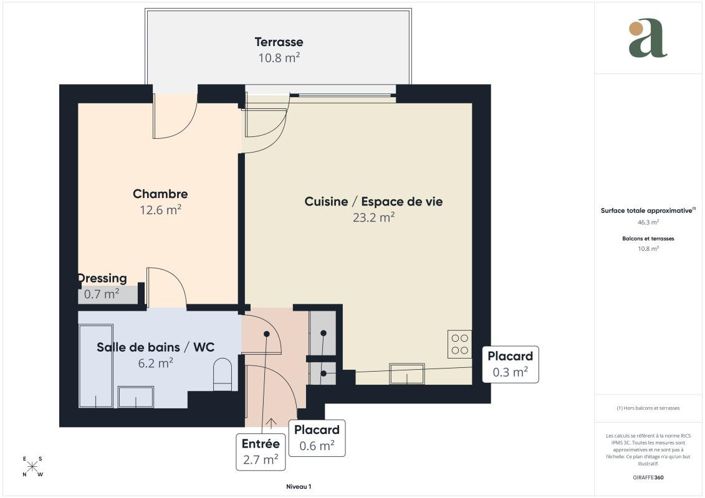 Image No.15-Appartement de 1 chambre à vendre à Nice