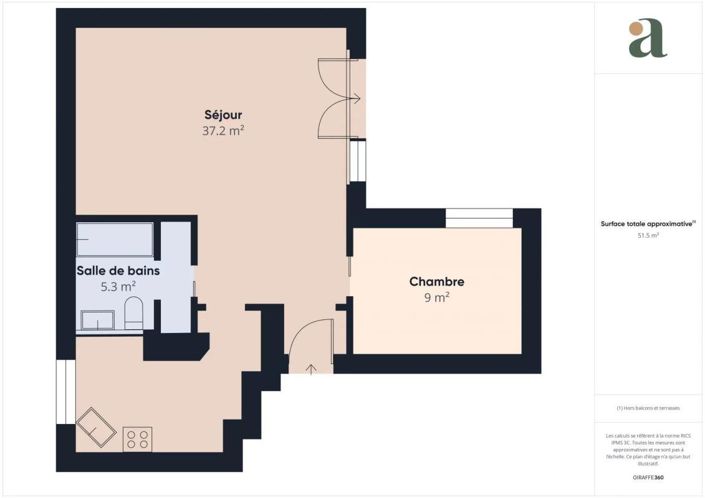 Image No.4-Appartement de 1 chambre à vendre à Le Pecq