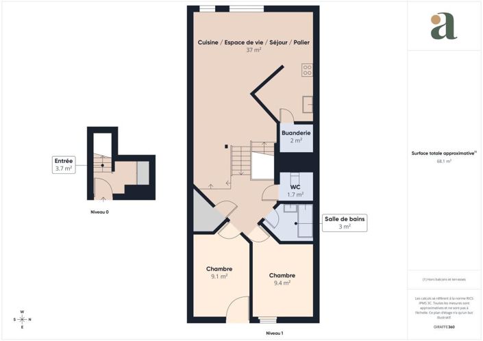 Image No.3-Appartement de 2 chambres à vendre à Bezons