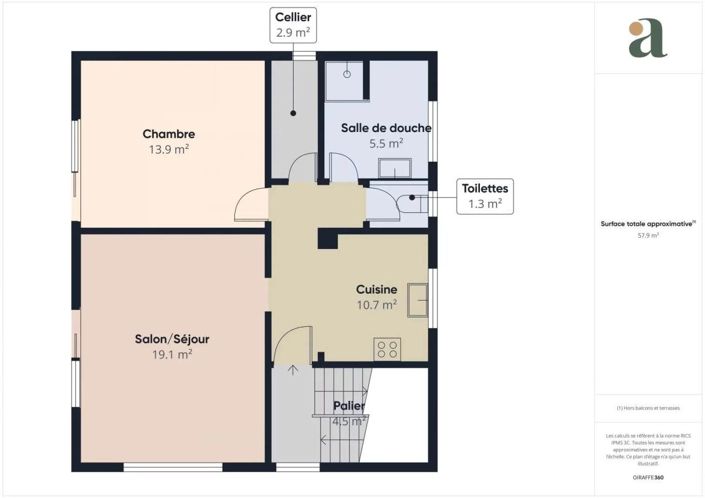 Image No.9-Appartement de 1 chambre à vendre à Batz-sur-Mer