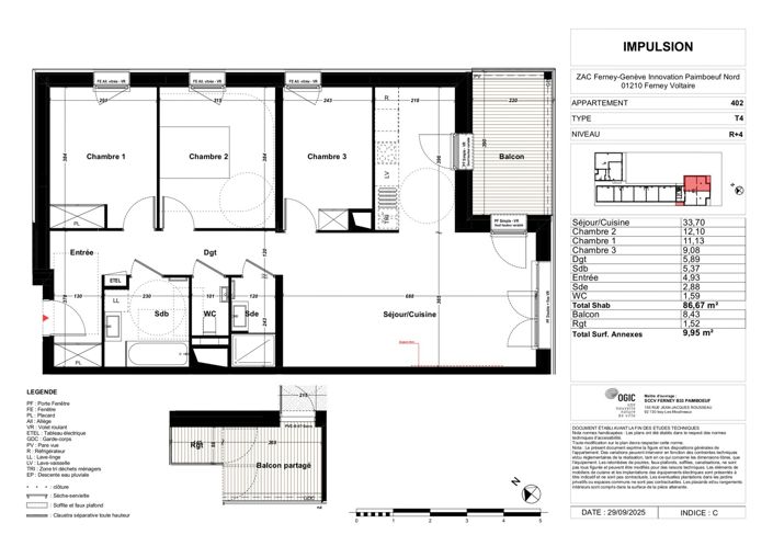 Image No.5-Appartement de 3 chambres à vendre à Ferney-Voltaire