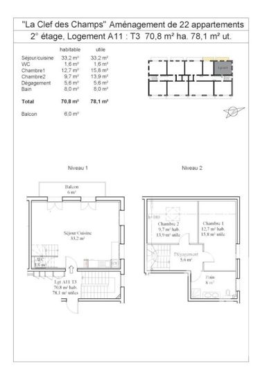 Image No.10-Appartement de 2 chambres à vendre à Onnion
