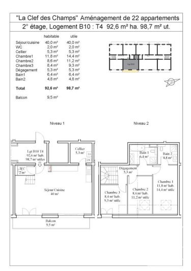 Image No.10-Appartement de 3 chambres à vendre à Onnion