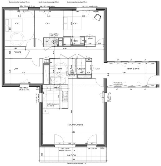 Image No.4-Appartement de 4 chambres à vendre à Rennes