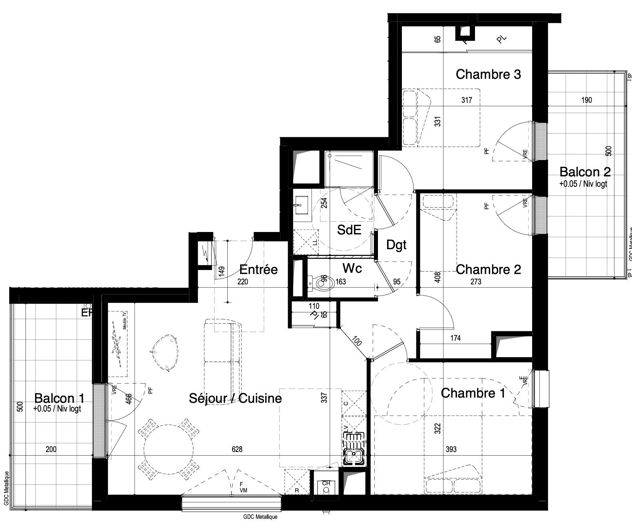 Image No.3-3 Bed Apartment for sale