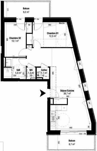 Image No.3-2 Bed Apartment for sale