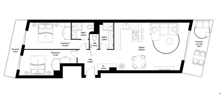 Image No.14-2 Bed Apartment for sale