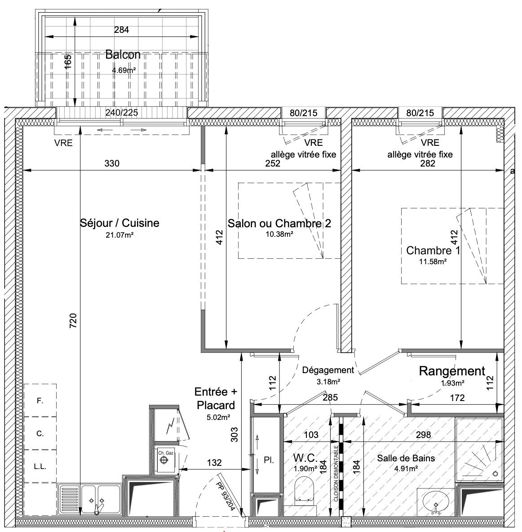 Image No.3-Appartement de 2 chambres à vendre à Pornichet