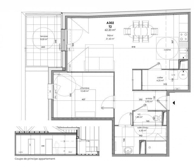 Image No.4-Appartement de 1 chambre à vendre à Trégastel