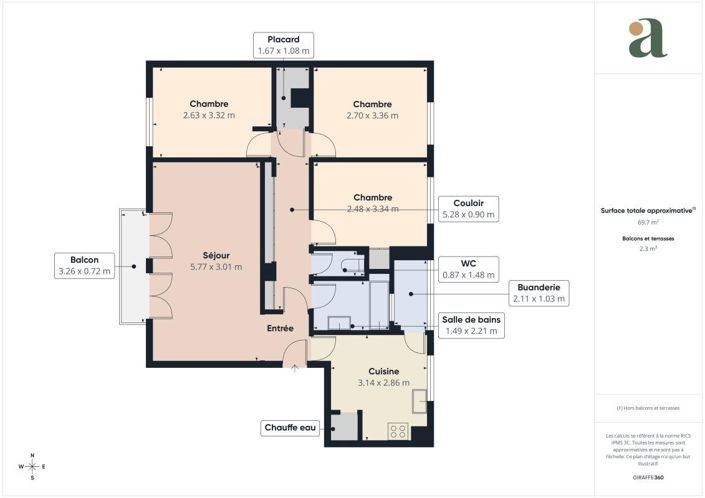 Image No.12-3 Bed Apartment for sale