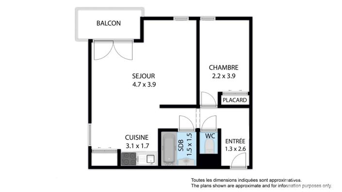 Image No.16-1 Bed Apartment for sale
