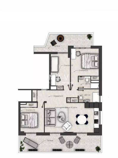 Image No.26-3 Bed Apartment for sale