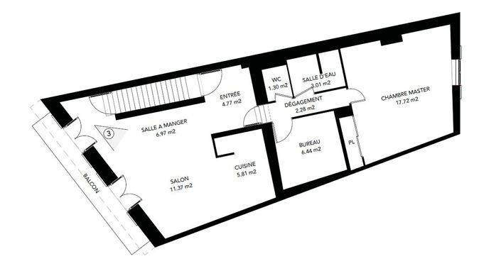 Image No.3-2 Bed Apartment for sale