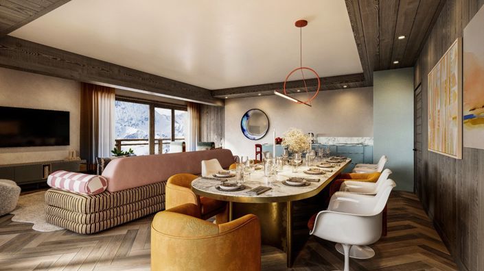 Image No.2-Appartement de 4 chambres à vendre à Courchevel