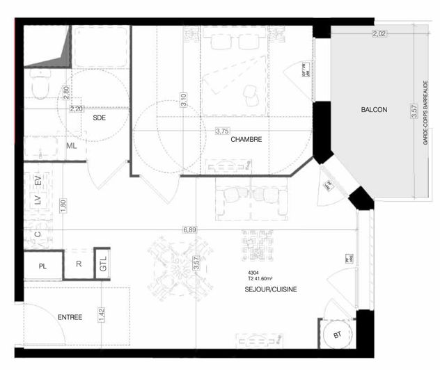 Image No.3-1 Bed Apartment for sale