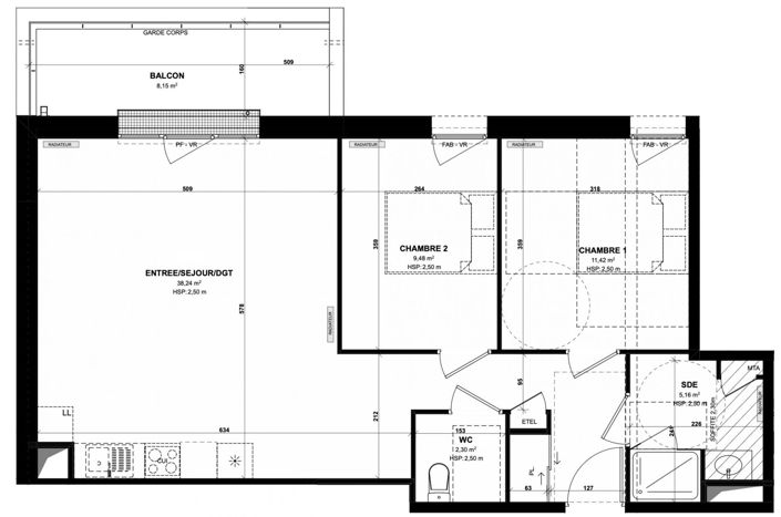 Image No.4-2 Bed Apartment for sale