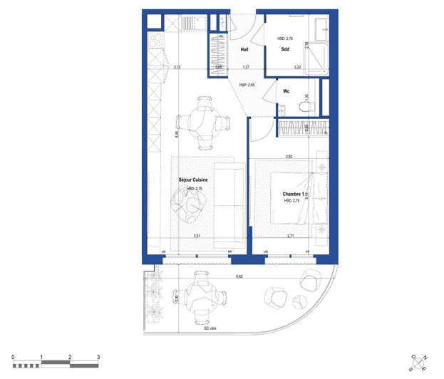 Image No.3-Appartement de 1 chambre à vendre à Villeneuve-Loubet