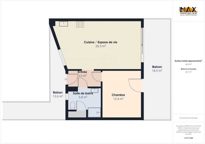 Image No.14-1 Bed Apartment for sale