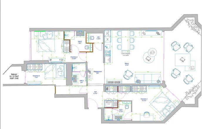 Image No.12-3 Bed Apartment for sale