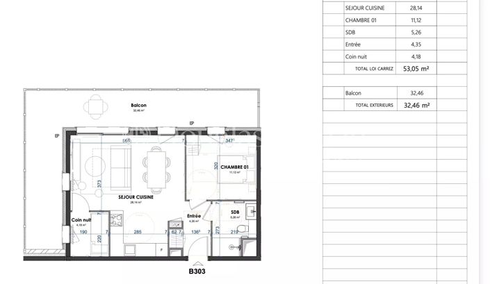 Image No.2-Appartement de 2 chambres à vendre à Courchevel